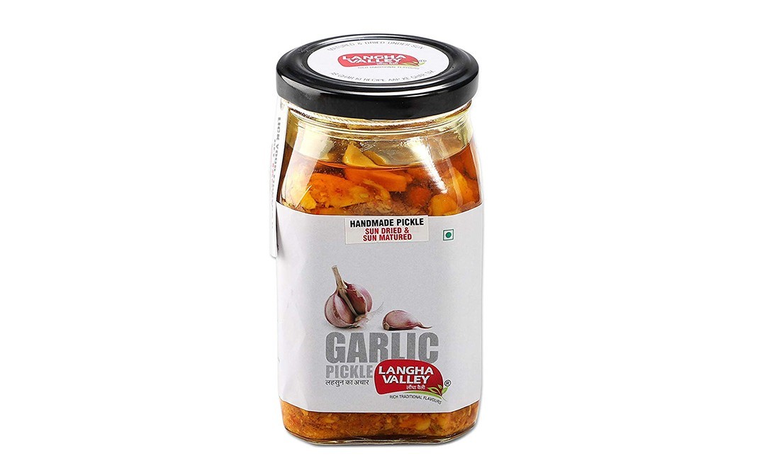 Langha Valley Garlic Pickle    Glass Jar  350 grams